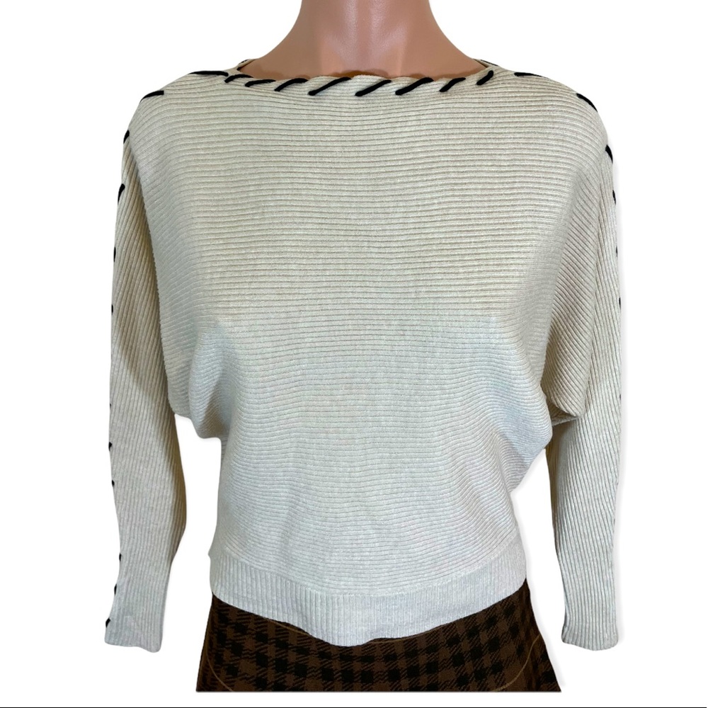 NWT Magaschoni Viscose Nylon Blend Pullover Sweater